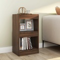 vidaXL Bücherregal/Raumteiler Braun Eichen-Optik 40x30x72 cm