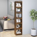 vidaXL Bücherregal/Raumteiler Räuchereiche 40x30x198 cm