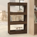 vidaXL Bücherregal/Raumteiler Braun Eichen-Optik 60x30x103 cm