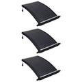 vidaXL, vidaXL Gebogene Solar-Heizungen für Pool 3 Stk. 110x65 cm