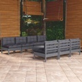 vidaXL 8-tlg. Garten-Lounge-Set mit Anthrazit Kissen Kiefernholz