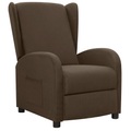 vidaXL Relaxsessel Braun Stoff