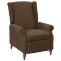 vidaXL Relaxsessel Braun Stoff