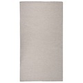 vidaXL Outdoor-Teppich Flachgewebe 80x150 cm Taupe