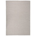 vidaXL Outdoor-Teppich Flachgewebe 140x200 cm Taupe
