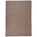 vidaXL Outdoor-Teppich Flachgewebe 200x280 cm Braun