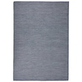 vidaXL Outdoor-Teppich Flachgewebe 140x200 cm Blau