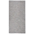 vidaXL Outdoor-Teppich Flachgewebe 100x200 cm Braun und Schwarz