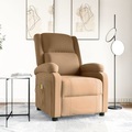 vidaXL Massagesessel Braun Samt