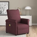 vidaXL Massagesessel Lila Stoff