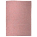 vidaXL Outdoor-Teppich Flachgewebe 200x280 cm Rot