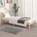 vidaXL Massivholzbett Kiefer 75x190 cm 2FT6 Small Single
