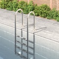 vidaXL, vidaXL Pool-Leiter 54x38x184,5 cm Edelstahl 304