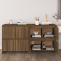 vidaXL Sideboards 2 Stk. Eiche Braun 70x41x75 cm Holzwerkstoff