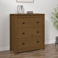 vidaXL Sideboard Honigbraun 70x35x80 cm Massivholz Kiefer