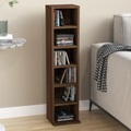 vidaXL CD-Regal Braun Eichen-Optik 21x20x88 cm Holzwerkstoff