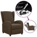 vidaXL Relaxsessel mit Aufstehhilfe Braun Stoff