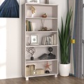 vidaXL Highboard Massivholz Kiefer Weiß