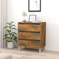 vidaXL Sideboard Räuchereiche 60x35x69 cm Holzwerkstoff