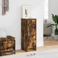 vidaXL Schuhregal Räuchereiche 32x35x92 cm Holzwerkstoff