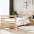 vidaXL Massivholzbett 90x190 cm 3FT Single