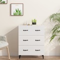 vidaXL Sideboard Hochglanz-Weiß 69,5x34x90 cm Holzwerkstoff