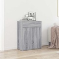 vidaXL Sideboard Grau Sonoma 60x30x75 cm Holzwerkstoff