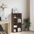 vidaXL Bücherregal/Sideboard Braun Eiche 66×30×130 cm Holzwerkstoff