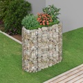vidaXL Gabionen-Hochbeet Verzinktes Eisen 120x50x100 cm