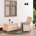 vidaXL, vidaXL Outdoor-Kissenbox 100x50x56 cm Massivholz Tanne