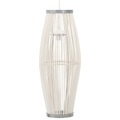 vidaXL Pendelleuchte Weiß Weide 40W 21×50 cm Oval E27