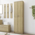 vidaXL Garderobenschrank Sonoma-Eiche 55x25x189 cm Spanplatte