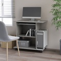 vidaXL PC-Tisch Betongrau 80×50×75 cm Spanplatte