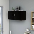 vidaXL Wandschrank Schwarz 80 x 39 x 40 cm Spanplatte