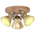 vidaXL Deckenlampe Industriestil 25 W Messing 42x27 cm E27