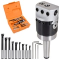vidaXL, vidaXL 15-tlg. Bohrwerkzeug-Set 50 mm Bohrkopf MT2-F1-12