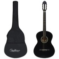 vidaXL Klassikgitarre für Anfänger mit Tasche Schwarz 4/4 39