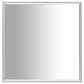 vidaXL Spiegel Silbern 70x70 cm