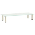 vidaXL TV-Tisch Mattiert 100x35x17 cm Hartglas