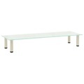 vidaXL TV-Tisch Mattiert 120x35x17 cm Hartglas