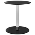 vidaXL Couchtisch Schwarz 40 cm Hartglas