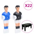 vidaXL, vidaXL Tischfußball-Spieler 22 Stk. für 12,7 mm Stange