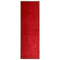 vidaXL Fußmatte Waschbar Rot 60x180 cm
