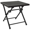 vidaXL Klapptisch Mesh 38x38x38 cm Stahl Anthrazit