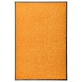 vidaXL Fußmatte Waschbar Orange 60x90 cm