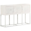 vidaXL Sideboard 115x30x76 cm Mango Massivholz