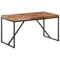 vidaXL Esstisch 140x70x76 cm Massivholz Akazie und Mango
