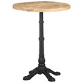 vidaXL Bistrotisch Ø60x76 cm Raues Mangoholz