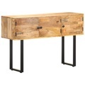 vidaXL Sideboard 116x35x75 cm Massivholz Mango