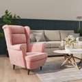 vidaXL, vidaXL Sessel Rosa Samt
